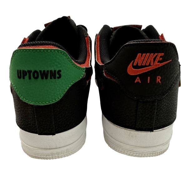 Nike Air Force 1/1 SZ 10.5 Black Chile Red‎ Pine Green DD2429-001 Men\'s Sneakers